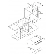 Встраиваемый электрический духовой шкаф Graude BK 60.1 SM