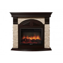 Портал каминный Firelight Torre 30U слоновая кость/темный дуб