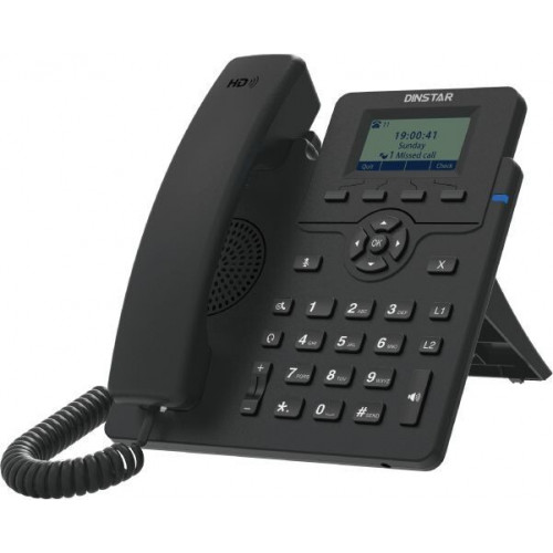 Телефон IP Dinstar C60S черный