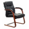 Кресло руководителя Бюрократ T-9927WALNUT-AV/BL