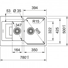 Кухонная мойка Franke UBG 651-78 бежевый (114.0595.467)