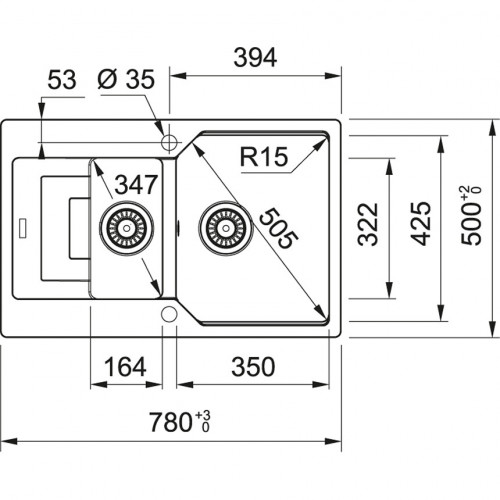 Кухонная мойка Franke UBG 651-78 бежевый (114.0595.467)