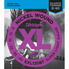 Струны D'Addario EXL120BT