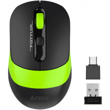 Мышь A4Tech Fstyler FG10CS Air черный/зеленый