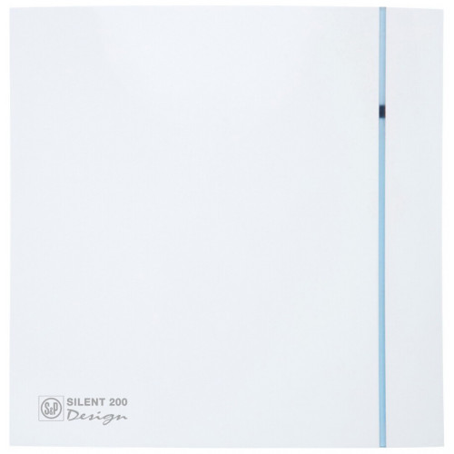 Вентилятор вытяжной Soler & Palau Silent-200 CZ Design 3C белый