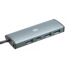 Разветвитель USB-C Digma HUB-3U3.0С-UC-G