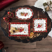 Блюдо Villeroy & Boch Toy's Fantasy Bowl square Santa & animals 1483323719