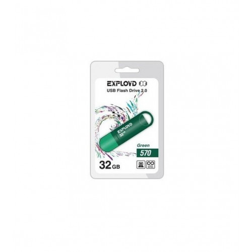 Флэш-накопитель Exployd 32GB-570-зеленый