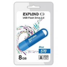 Флеш-накопитель Exployd 8GB-570-синий