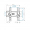 Кронштейн для телевизора Arm Media Plasma-6 black