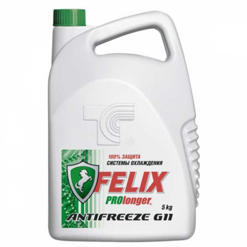 Антифриз FELIX ТС-40 Prolonger G-11 -40C зелёный 5кг