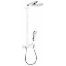 Душевая система Hansgrohe Raindance Select E 300 2jet Showerpipe 27126400 хром/белый