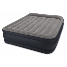 Кровать надувная со встроенным насосом Intex 64136 QUEEN DELUXE PILLOW REST RAISED AIRBED WITH FIBER-TECH BIP