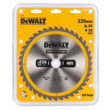 Пильный диск DeWalt CONSTRUCT 235х30 мм 40 ATB DT1955-QZ