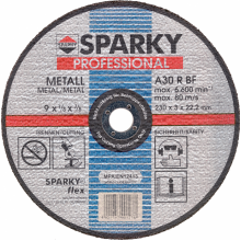 Отрезной диск по металлу SPARKY Sparky Отрезн. диск по металлу 150x3x22.2 A30R  20009560204