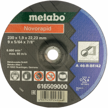 Круг отрезной Metabo Novorapid 230x1,9x22,23 616509000