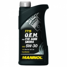 Масло моторное Mannol (SCT) 7715 O.E.M. for VW Audi Skoda 5W30 синт (1л)