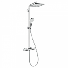 Душевая система Hansgrohe Crometta Е 240 1jet Showerpipe с термостатом 27271000