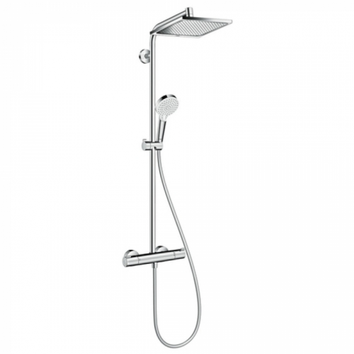 Душевая система Hansgrohe Crometta Е 240 1jet Showerpipe с термостатом 27271000