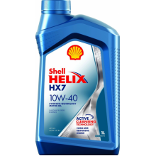 Масло моторное полусинтетическое SHELL Helix HX7 10W40 1 л 550051574