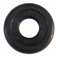 Диск обрезиненный 51мм MB Barbell MB-AtletB51-1,25