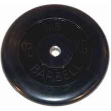 Диск обрезиненный MB Barbell MB-PltB26-15