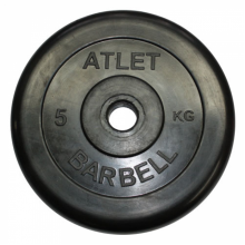 Диск обрезиненный MB Barbell MB-AtletB51-5