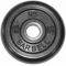 Диск обрезиненный MB Barbell d 51 мм чёрный 1,25 кг MB-PltB51-1,25