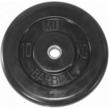 Диск обрезиненный MB Barbell MB-PltB51-10