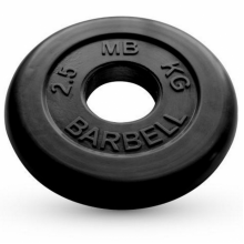 Диск обрезиненный MB Barbell MB-PltB51-2,5