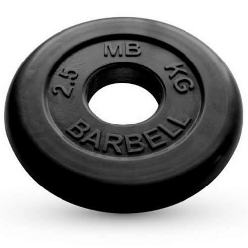 Диск обрезиненный MB Barbell MB-PltB51-2,5