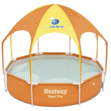 Детский бассейн каркасный BestWay Splash-in-Shade Play 244*51см 56432