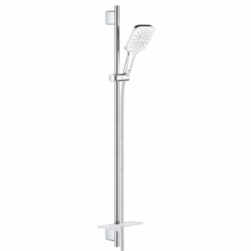 Душевой гарнитур GROHE Rainshower SmartActive 130 Cube 26586LS0 белая луна