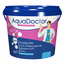 Гранулы для повышения уровня рН воды AquaDoctor PH Плюс (PHP-1) 1кг ведро AQ19393