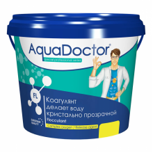 Химия для бассейна AquaDoctor Флокулянт быстрорастворимый (FL-1) 1кг ведро AQ19394