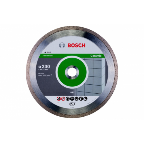 Круг алмазный Bosch Standard for Ceramic 2608602205 Ф230х22мм по керамике