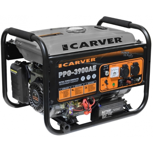 Бензиновый генератор CARVER PPG-3900АE 01.020.00021