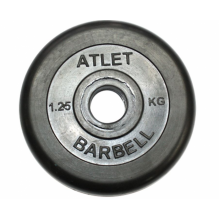 Диск обрезиненный MB Barbell MB-AtletB31-1,25