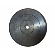 Диск обрезиненный MB Barbell MB-AtletB31-15