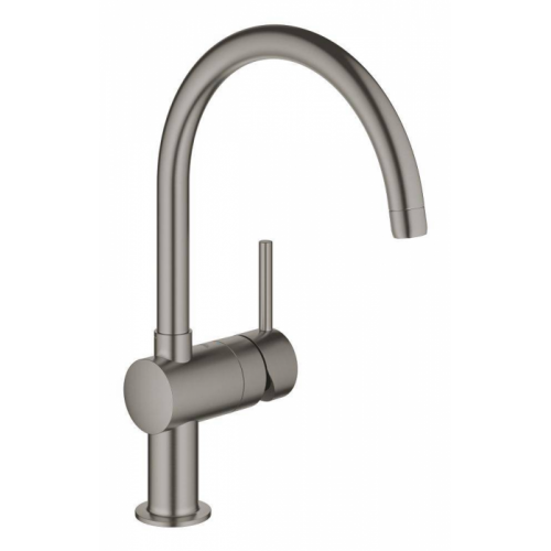 Смеситель для мойки GROHE Minta 32917AL0 темный графит матовый