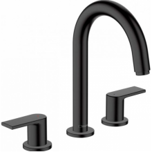 Смеситель для раковины Hansgrohe Vernis Shape 71563670 матовый черный