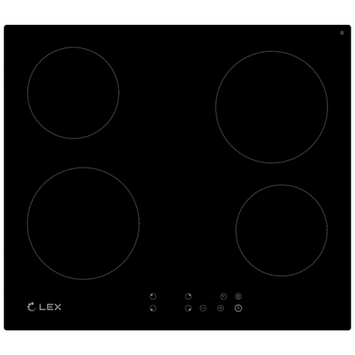 Встраиваемая электрическая варочная панель Lex EVH 640-0 BL