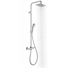 Душевая система с термостатом Hansgrohe Vernis Shape Showerpipe 230 26286000 хром