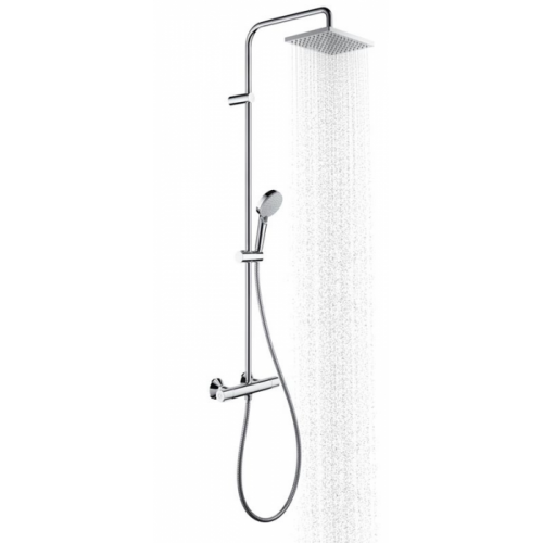 Душевая система с термостатом Hansgrohe Vernis Shape Showerpipe 230 26286000 хром