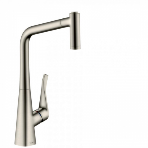 Смеситель для кухни Hansgrohe Metris M71 14780800 сталь