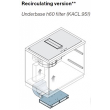 Корпус + фильтр уголь-цеолитовый для режима рециркуляции Falmec KACL.951
