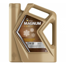 Моторное синтетическое масло РосНефть Magnum Coldtec 5w-30 SN/CF РНПК (5л) 26648 40813250