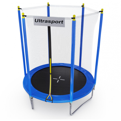 Батут с внешней защитной сеткой DFC Trampoline STOCK 6 ft ULTRASPORT 330700001076