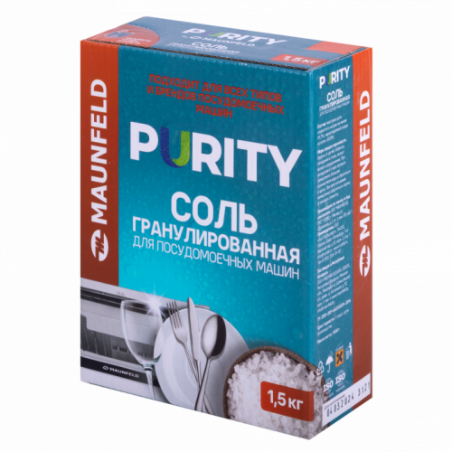 Соль для посудомоечных машин Maunfeld Purity MDS1500G (1500 г)