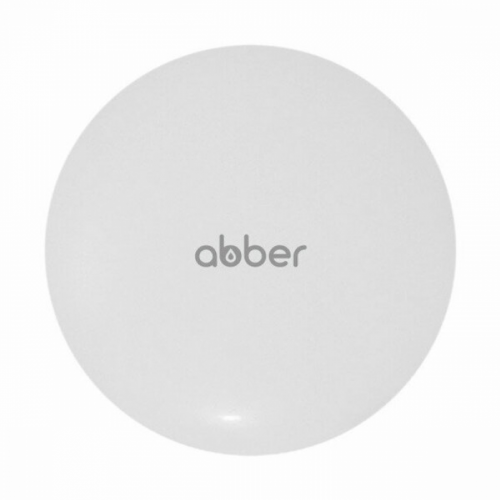 Накладка на слив для раковины Abber AC0014MW белая матовая